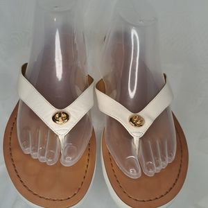 Coach white women's sandals in size 10
